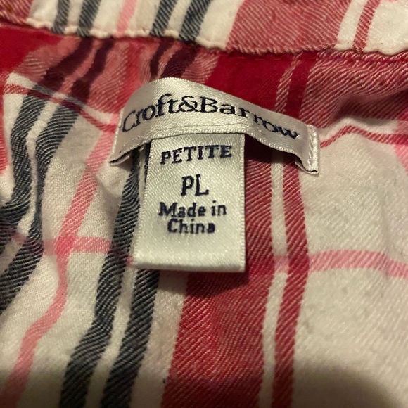 Pink Flannel Pattern Button Down - Picture 4 of 4